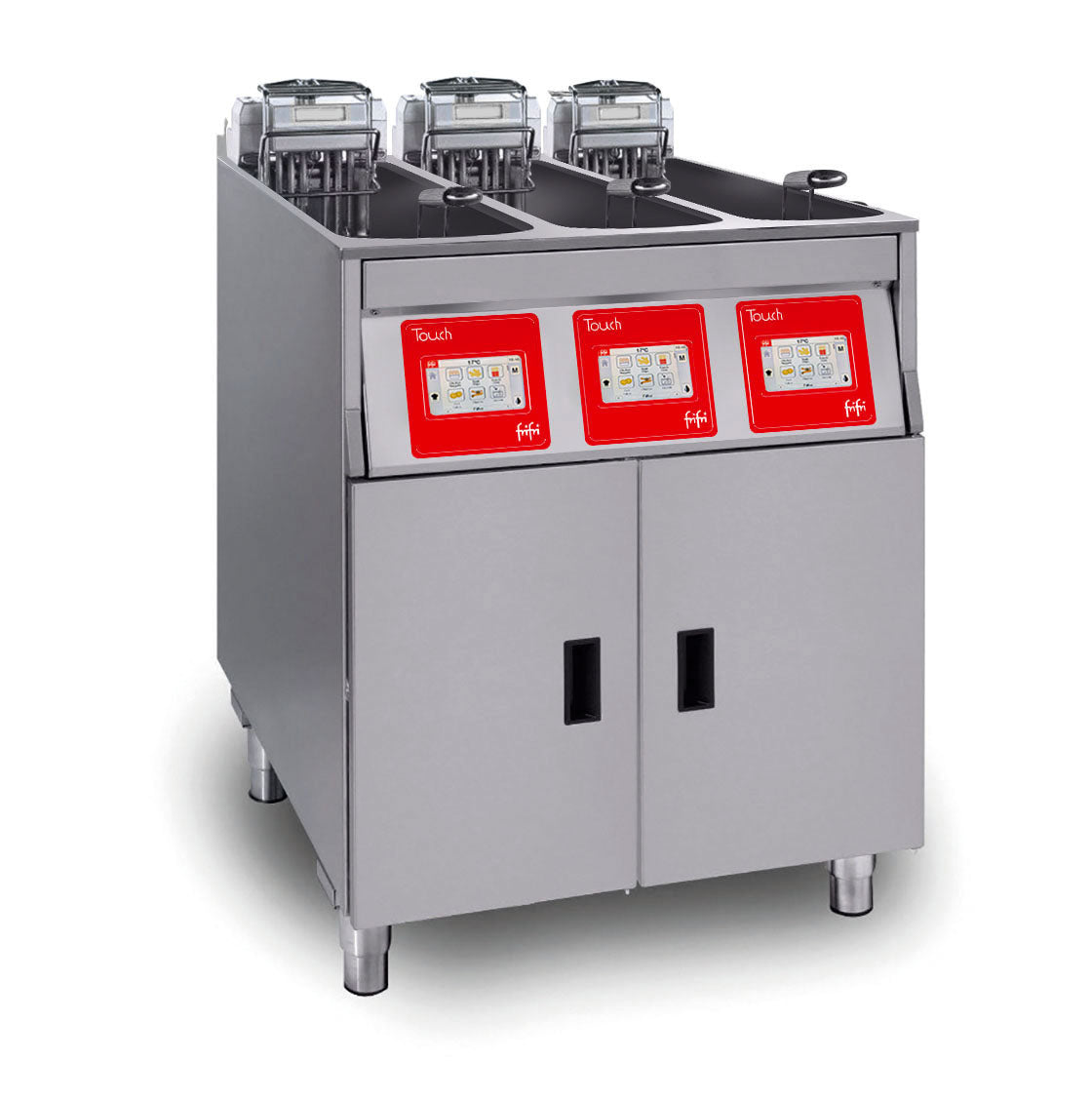 FriFri TL633M31G0 Touch 633 Electric Free Standing Triple Tank Fryer 27kw
