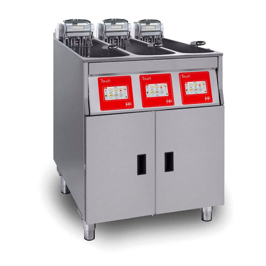 FriFri TL633M31G0 Touch 633 Electric Free Standing Triple Tank Fryer 27kw