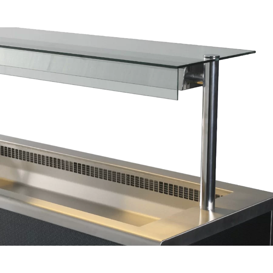 Victor CARIB2.416 Caribbean 4 x Bain Marie & Hot Cupboard Servery 1606mm.