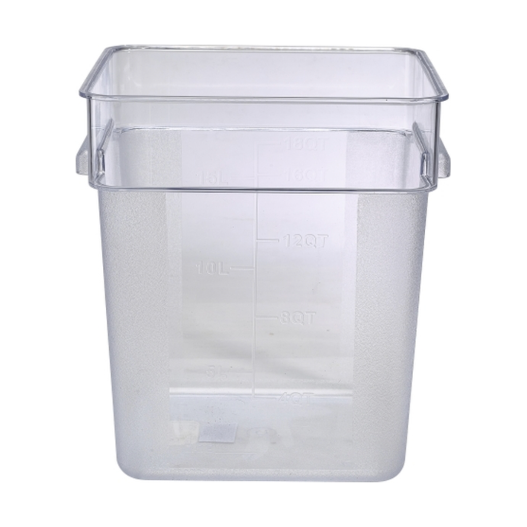 GenWare Polycarbonate Square Food Container 17.1 Litres