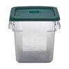 GenWare Polyethylene Green Square Food Container Lid