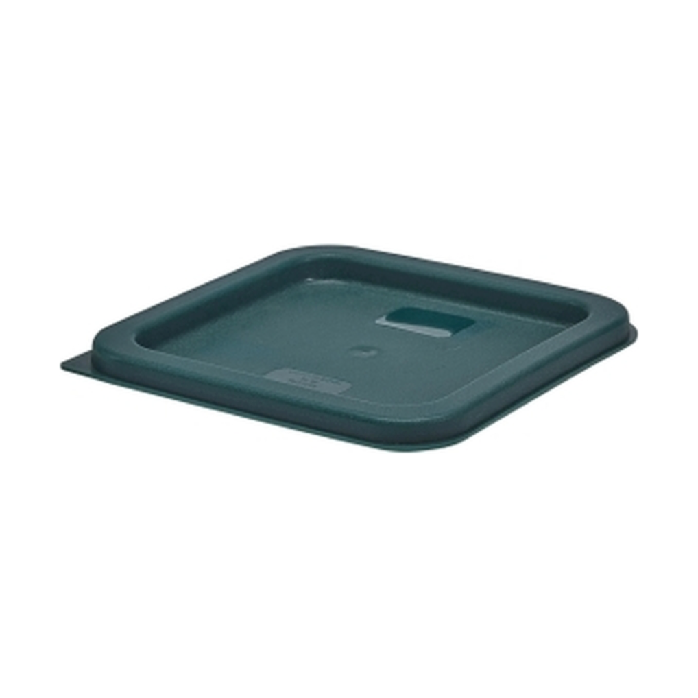 GenWare Polyethylene Green Square Food Container Lid