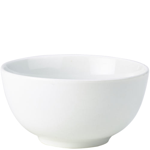 Genware Porcelain White Rice Bowl 11cm Case Size 6