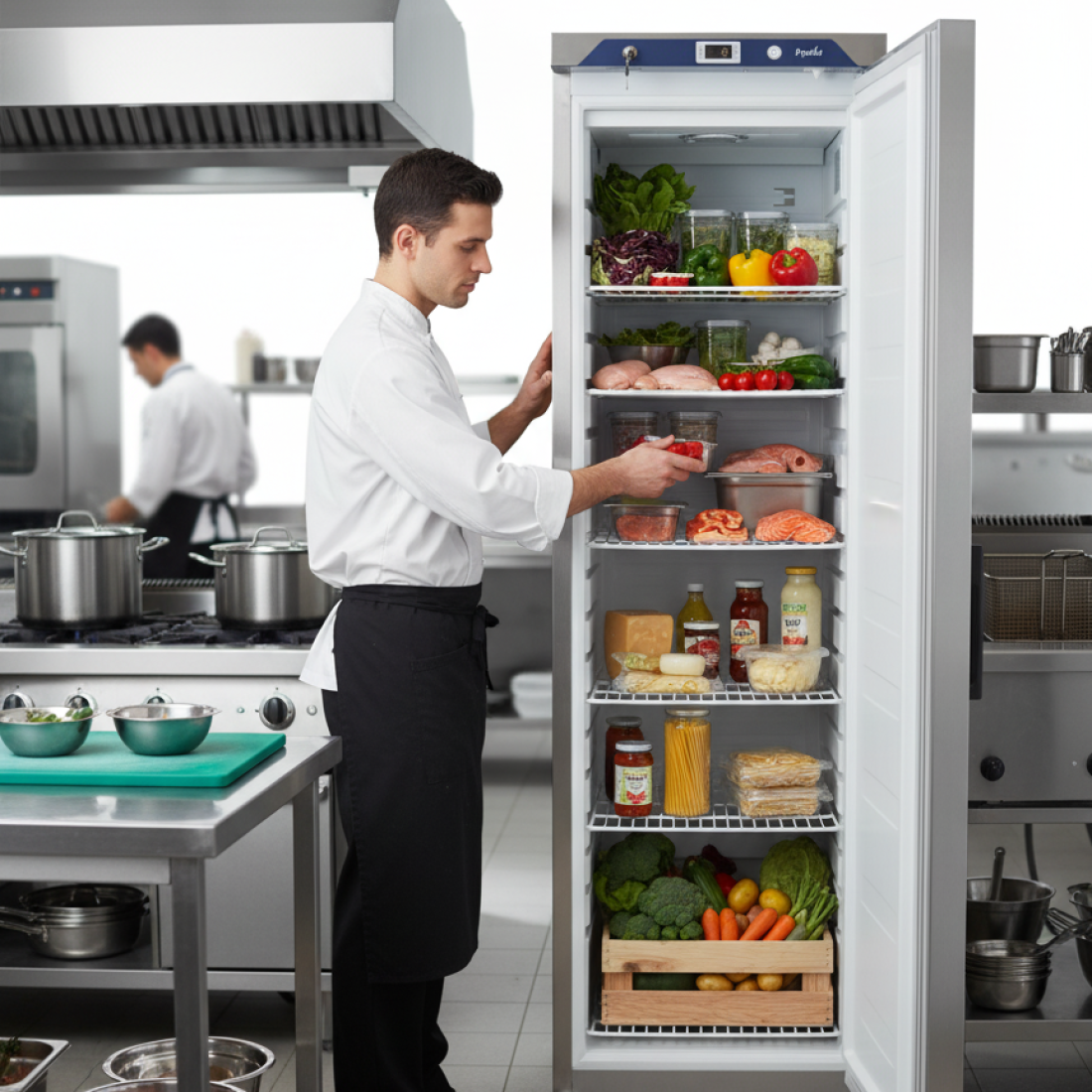Prodis HC410F Upright White Single Door Freezer 341 Litre