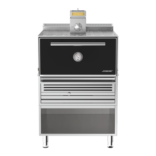 Josper HJX-PRO-L175-T Large Black Charcoal Oven With Table Stand