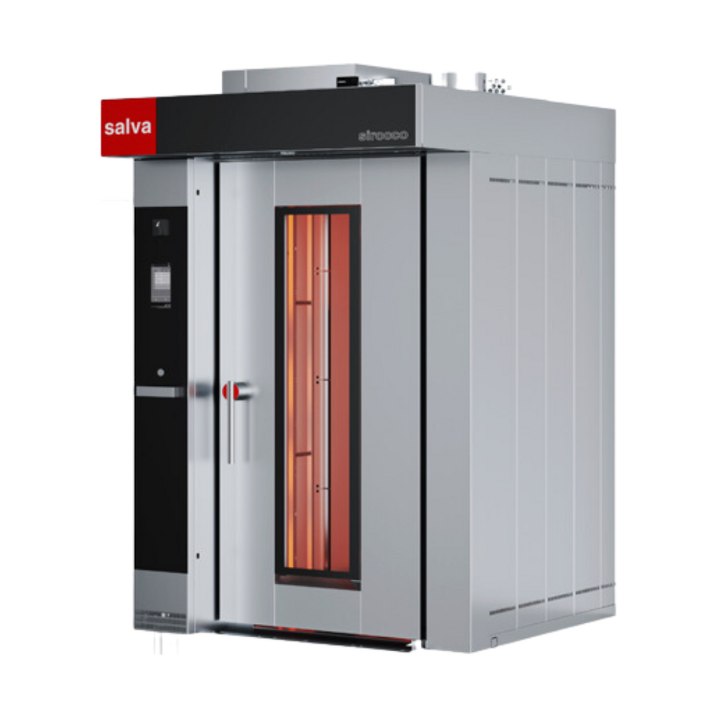 Salva 15 Rack Roll In Electric Convection Oven With Steam Extractor 32kw