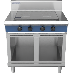 Blue Seal Evolution Series IN514F-CB Cabinet Base Model 4 Zone Induction Hob 20kw