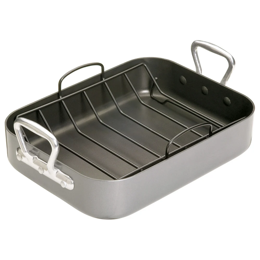 MasterClass Non-Stick Roasting Pan With Handles 40cm x 28xm x 8cm - Cater-Connect Ltd