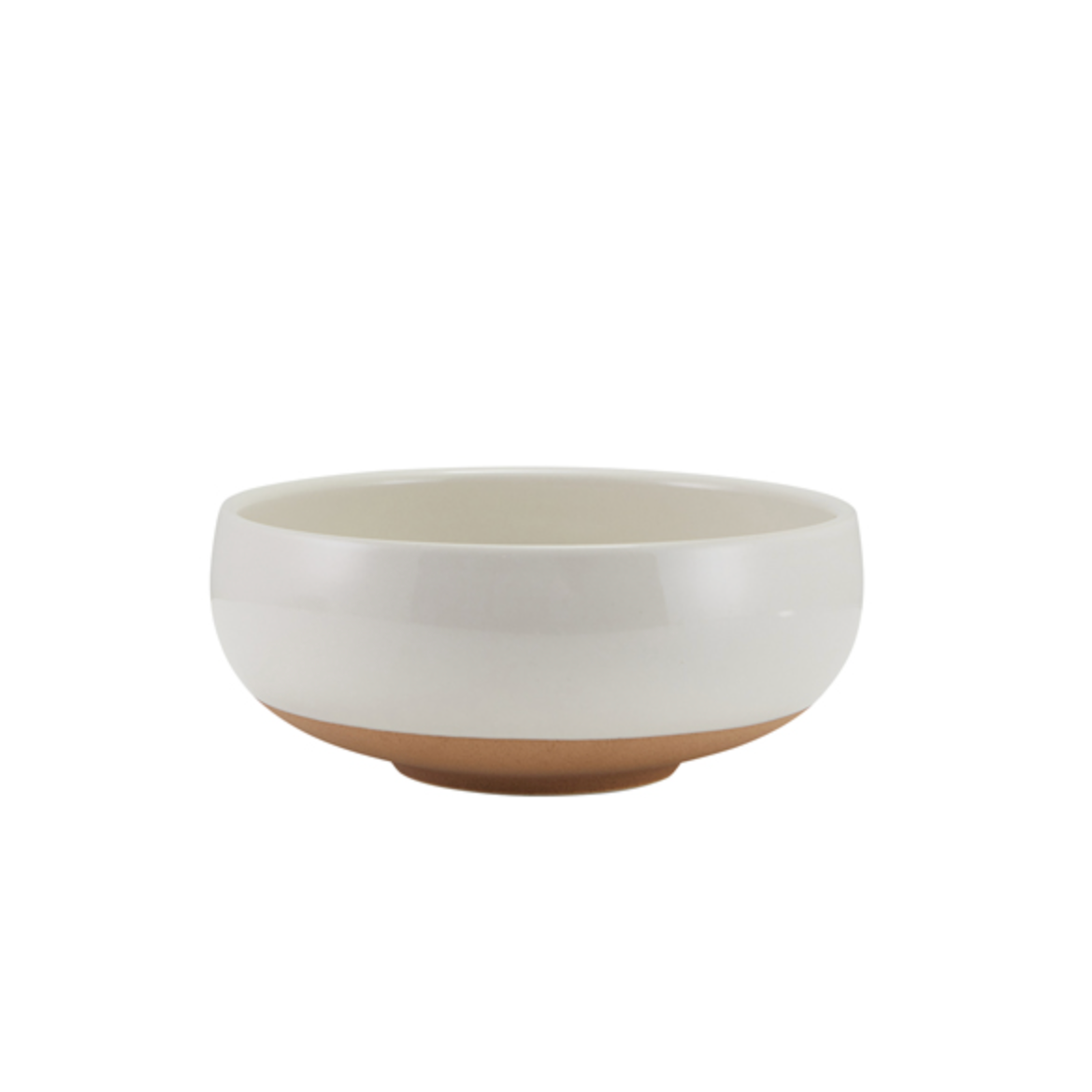 GenWare Kava White Stoneware Belly Bowl 14.5cm / 30cl Case Size 6