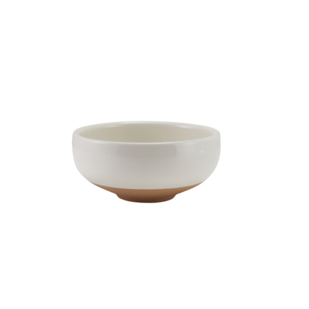 GenWare Kava White Stoneware Belly Bowl 11.5cm / 30cl Case Size 6
