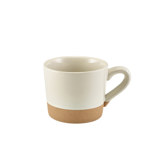 GenWare Kava White Stoneware Coffee Cup 28.5cl/ 10oz Case Size 6
