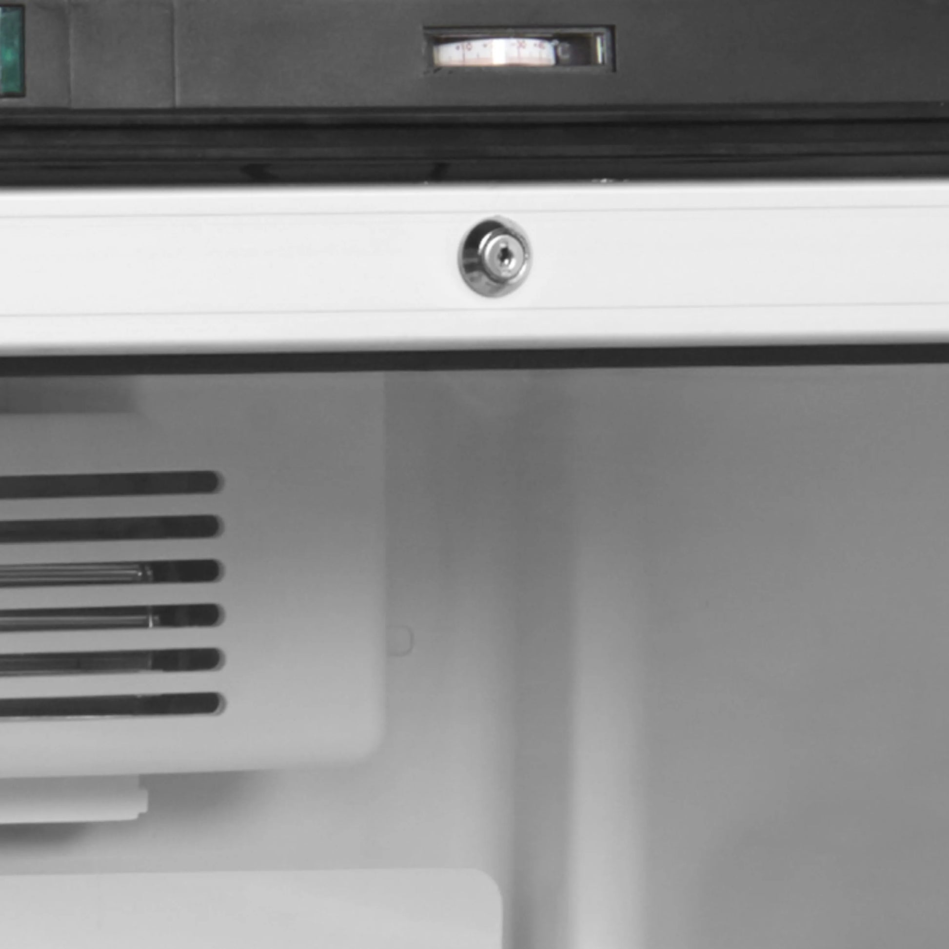 Tefcold FC1830 White Upright Single Glass Door Display Fridge 358 Litres