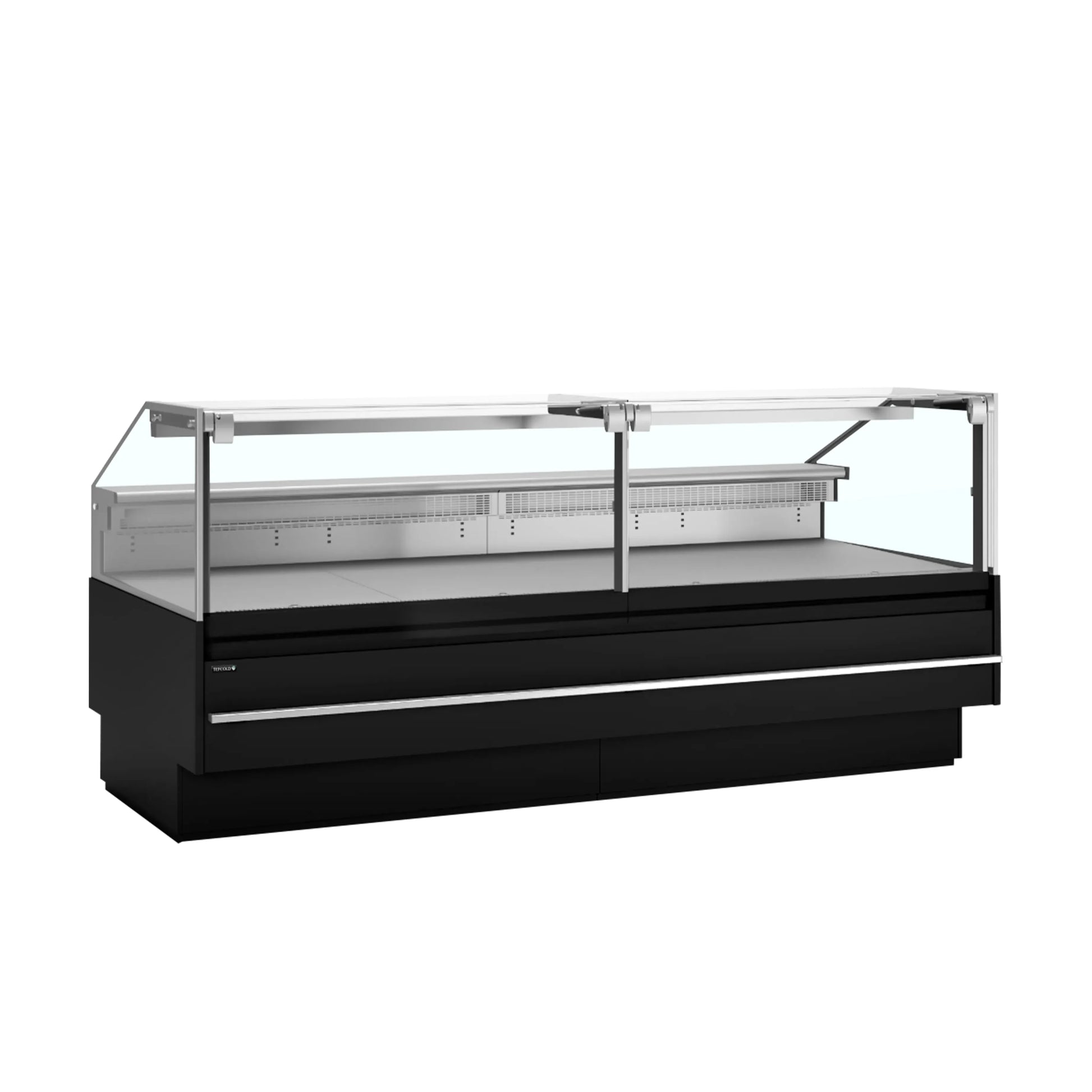 Tefcold SOCA25090B Flat Square Glass Serve Over Counter 2548mm