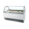 Tefcold MILLENNIUM LX20 Curved Glass Ice Cream Display 20x5 Litres