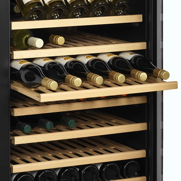 Tefcold TFW400F Upright Single Door Black Wine Cooler Cabinet 426 Litres