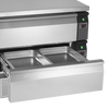 Tefcold UD2-3 Dual Temperature 2 Draw Chefs Base Counter 265 Litres