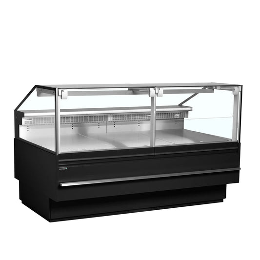 Tefcold SOCA18790B Flat Square Glass Serve Over Counter 1923mm