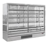 Tefcold Galaxy+ GP26FGD SS Stainless Steel Door Front 5 Tier Chilled Multideck 2580mm