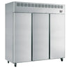 Tefcold CAF1390 Stainless Steel Three Door Fridge 1390 Litres
