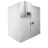 Commercial freezer with a visible brand logo on a white background