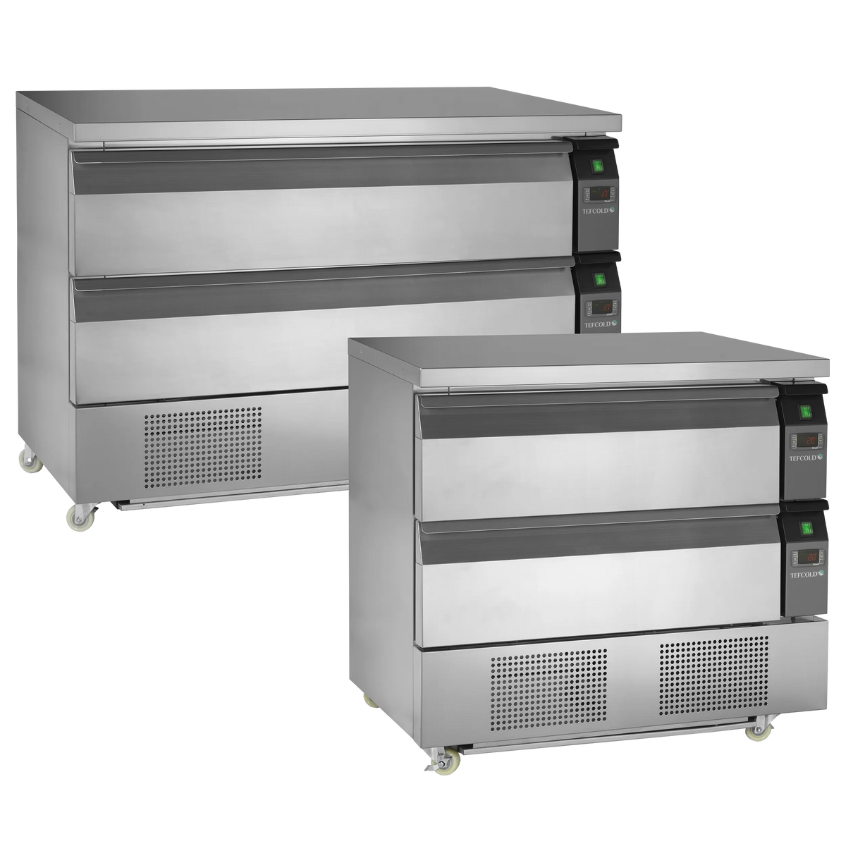 Tefcold UD2-22 Dual Temperature 2 Draw Chefs Base Counter 179 Litres