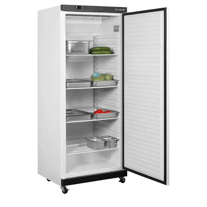 Tefcold UR600W1 White Single Door Upright Fridge 620 Litres