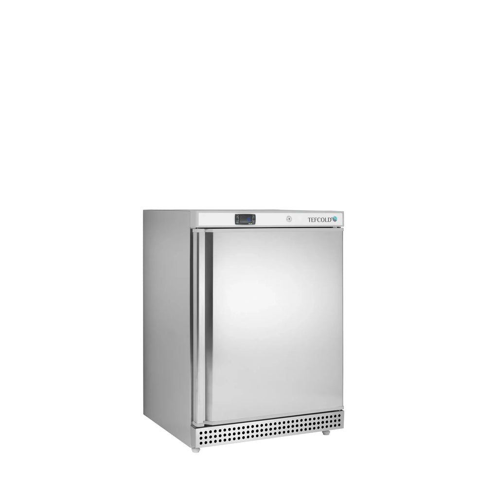Tefcold UF200S Undercounter Stainless Steel Single Door Freezer 200 Litres
