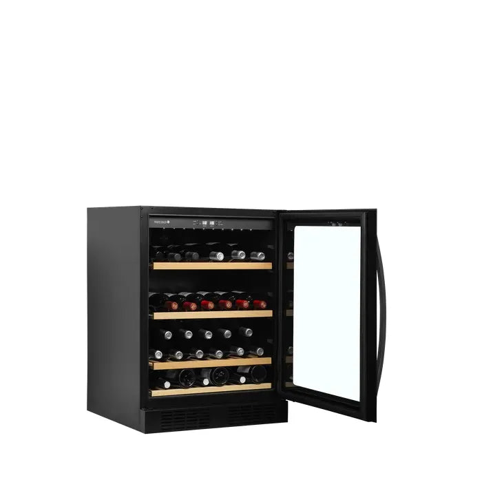 Tefcold TFW200F Single Door Black Wine Cooler Cabinet 155 Litres