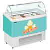 ISA Fiji 6 Ventilated Scoop Ice Cream Display 6x5 Litre Napoli Pans