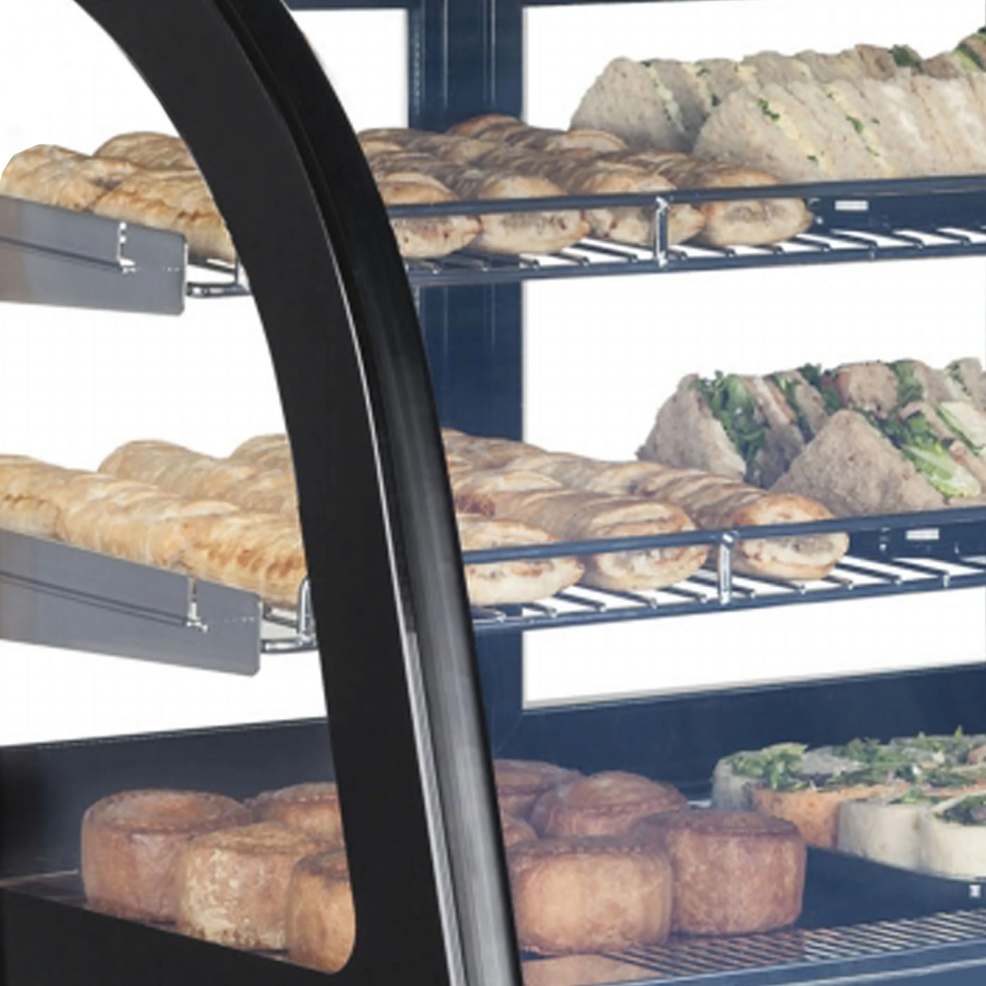 Tefcold LCT 900 C Countertop Curved Glass Display Fridge 900mm