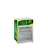 Tefcold UF100GCP White Glass Door Display Freezer 116 Litres