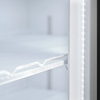 Tefcold Atom Maxi C1DB Black Upright Single Glass Door Fridge 614 Litres
