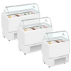 Cater-Connect ISA Fiji 6 Ventilated Scoop Ice Cream Display 6x5 Litre Napoli Pans