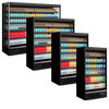 Tefcold Galaxy+ GP26 Black Open Front 4 Tier Chilled Multideck 2584mm