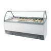 Tefcold MILLENNIUM LX24 Curved Glass Ice Cream Display 24x5 Litres