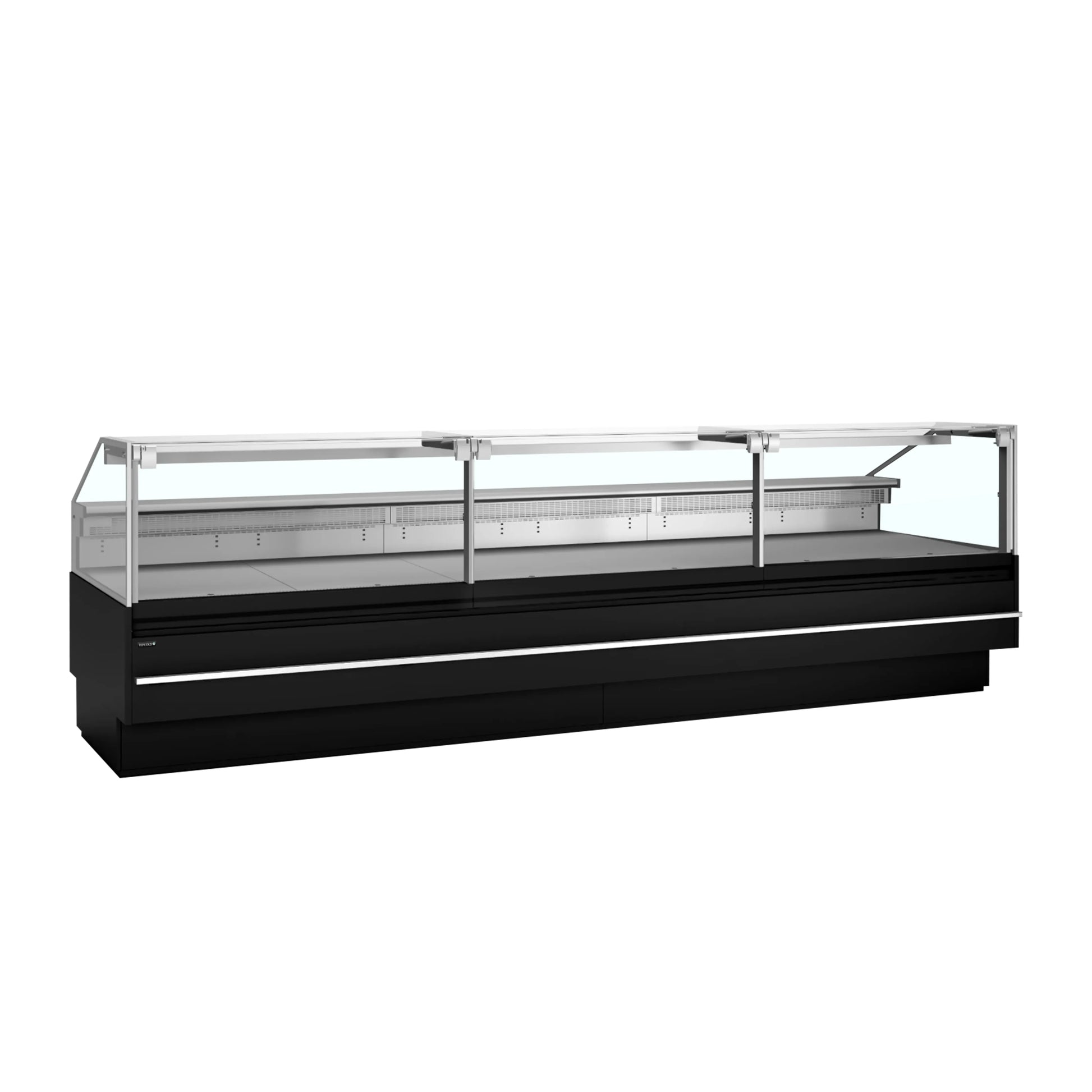 Tefcold SOCA37590B Flat Square Glass Serve Over Counter 3798mm