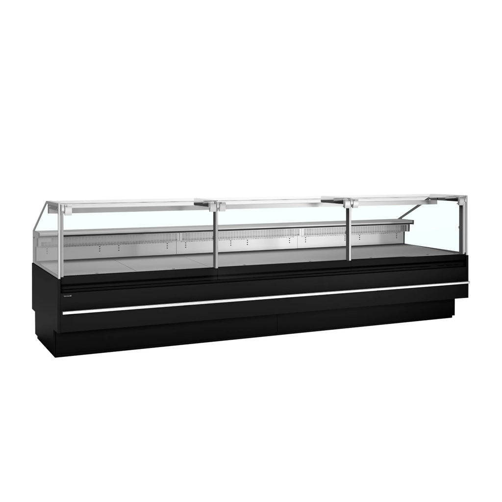 Tefcold SOCA37590B Flat Square Glass Serve Over Counter 3798mm