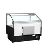 Tefcold SOCA12590B Flat Square Glass Serve Over Counter 1298mm