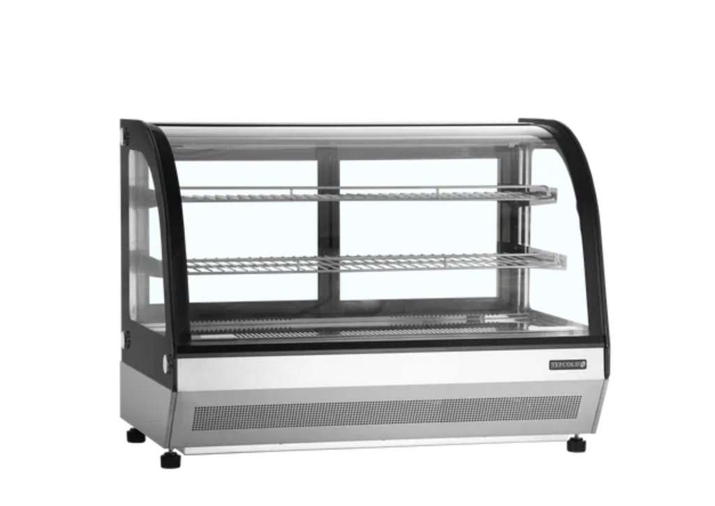 Tefcold LCT 900 C Countertop Curved Glass Display Fridge 900mm