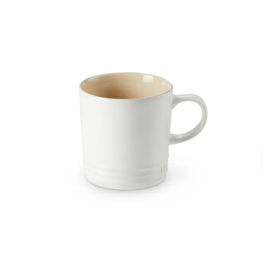 Le Creuset Stoneware Mug 350ml Cotton White Case Size 4