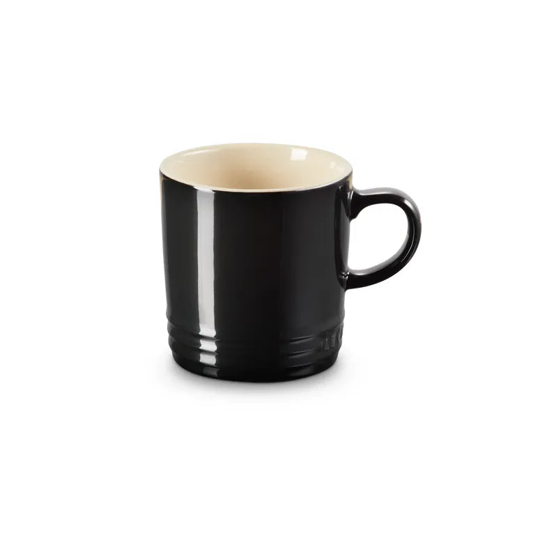 Le Creuset Stoneware Mug 350ml Black Onyx Case Size 4