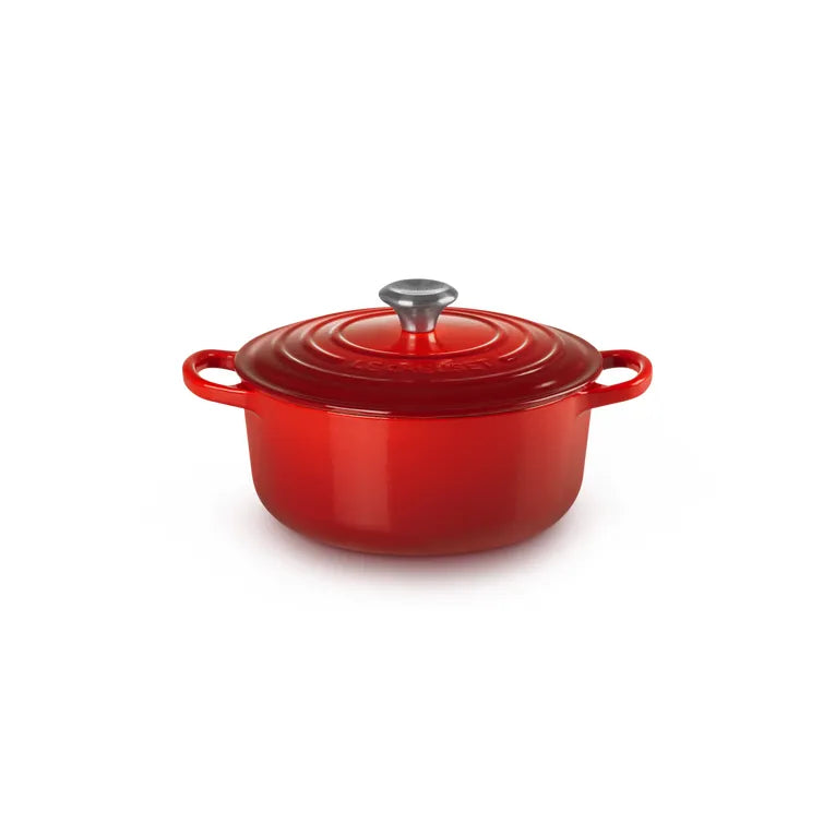 Le Creuset Cerise Cast Iron Round Casserole 20cm 2.4 Litres