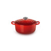 Le Creuset Cerise Cast Iron Round Casserole 20cm 2.4 Litres