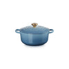 Le Creuset Chambray Cast Iron Round Casserole 24cm 4.2 Litres