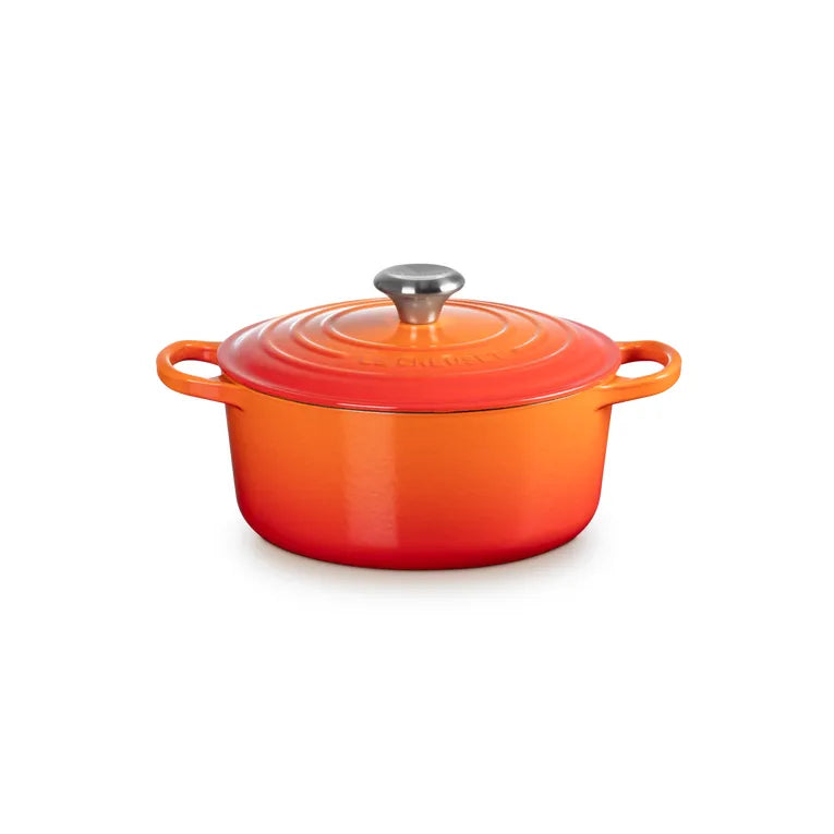 Le Creuset Volcanic Cast Iron Round Casserole 24cm 4.2 Litres