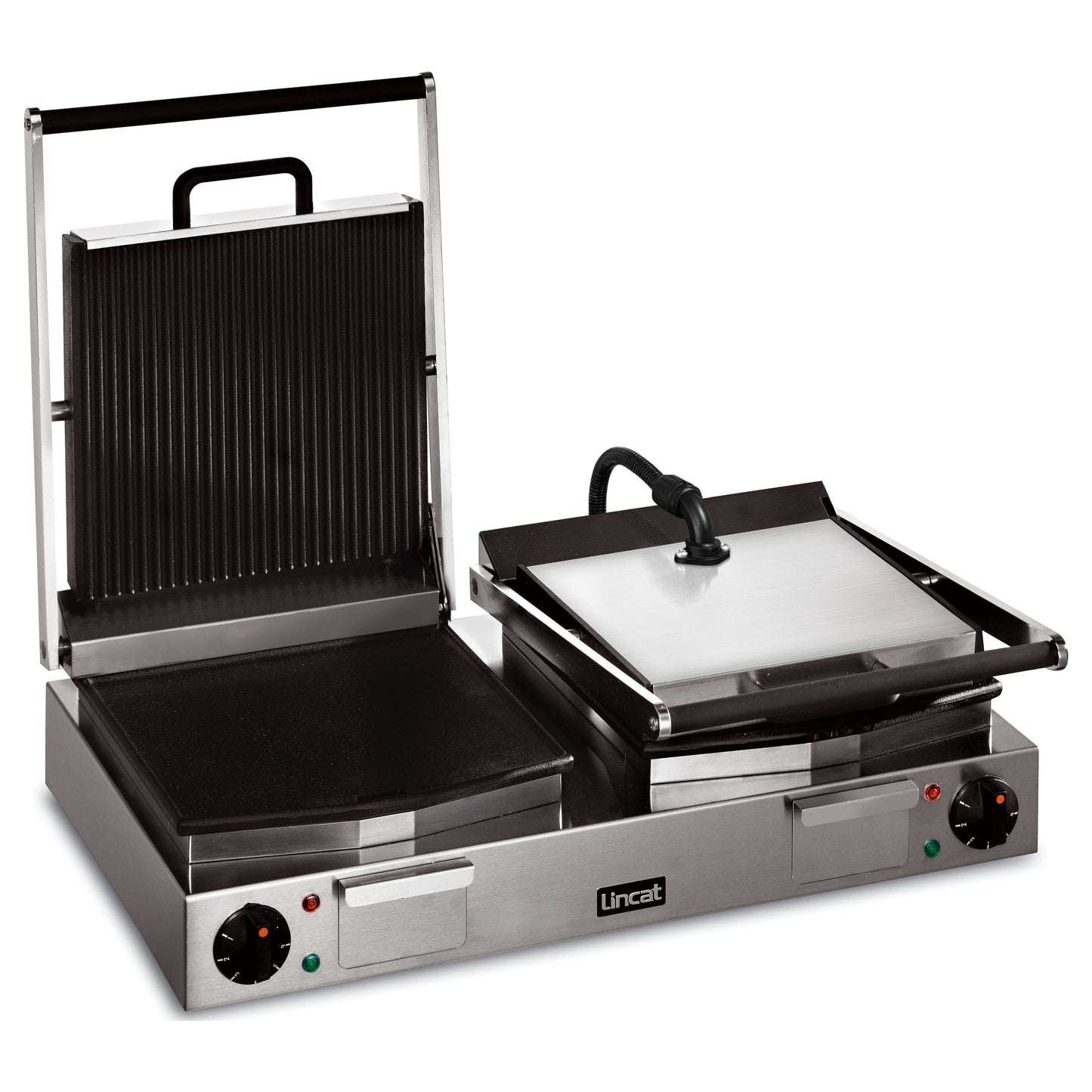 Lincat Lynx 400 LRG2 Countertop Double Contact Grill Ribbed & Smooth Plates 4.5kw