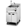 Lincat Opus 800 OE8108/OP Single Tank Twin Basket Electric Fryer With Oil Filtration 37 Litres