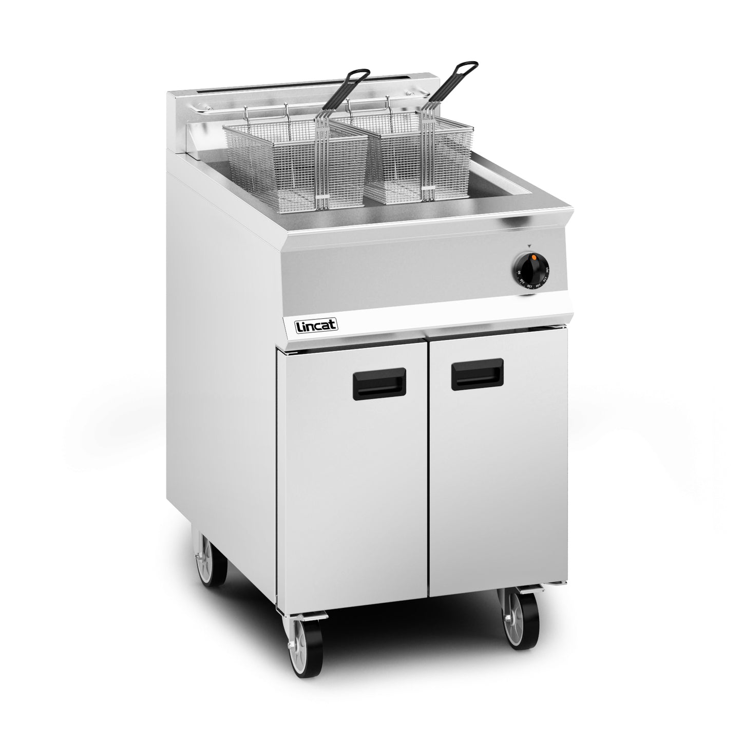 Lincat OG8107/P Opus 800 Single Tank Twin Basket Propane Gas Fryer 30kw