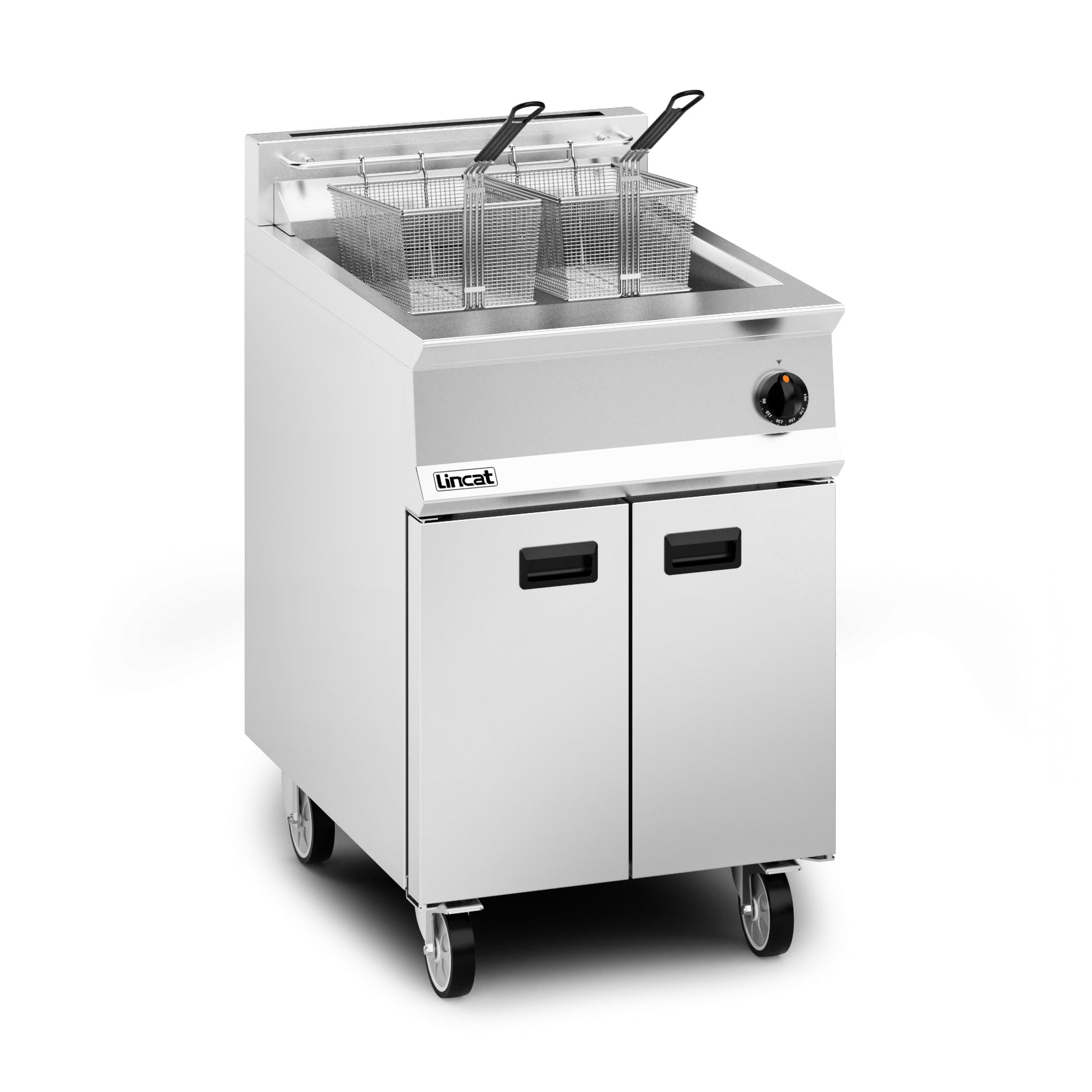 Lincat OG8107/P Opus 800 Single Tank Twin Basket Propane Gas Fryer 30kw
