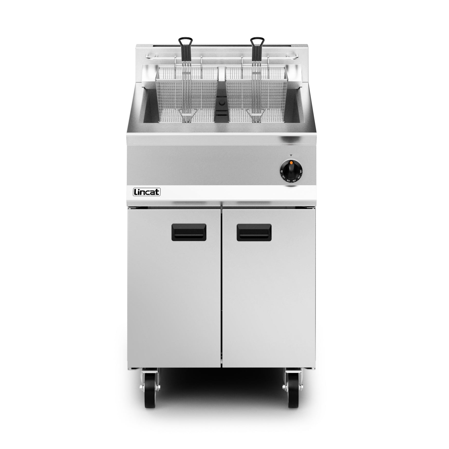 Lincat OG8107/P Opus 800 Single Tank Twin Basket Propane Gas Fryer 30kw